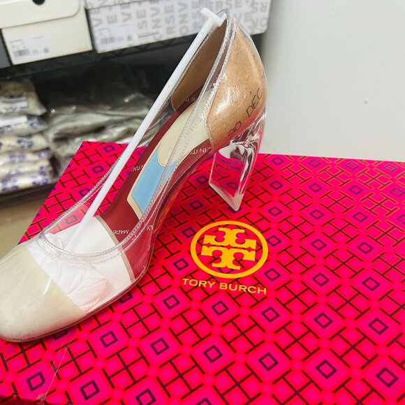 TORY BURCH Best Seller CLEAR PUMP - Picture 3 of 6